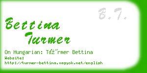 bettina turmer business card